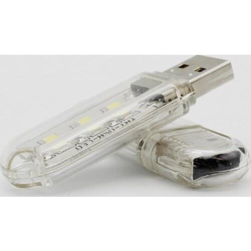 Mini 3LED 8LED USB 5V LED Night light Desk Book Reading Lamp For Mobile Charger Bulb Camping Laptops Childrens gifts B4W8