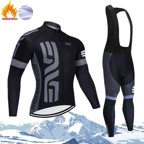 2021 Cycling Jerseys Set 19D Gel Padded Bib Pants Shorts Mens Breathable Long Sleeve Bicycle Clothing Cycling Suit Set bicycling