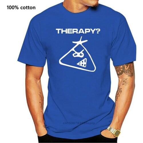 New Therapy ? Metal Band Mens Black T Shirt Size S M L Xl 2xl 3xl T Shirt Men Funny Tee Shirts Short Sleeve