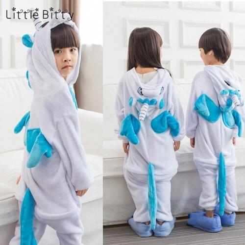 New Arrival Boys And Girls Winter Flannel Unicorn Cartoon Pajamas Kids Blankets Sleepwear Unicornios Boys