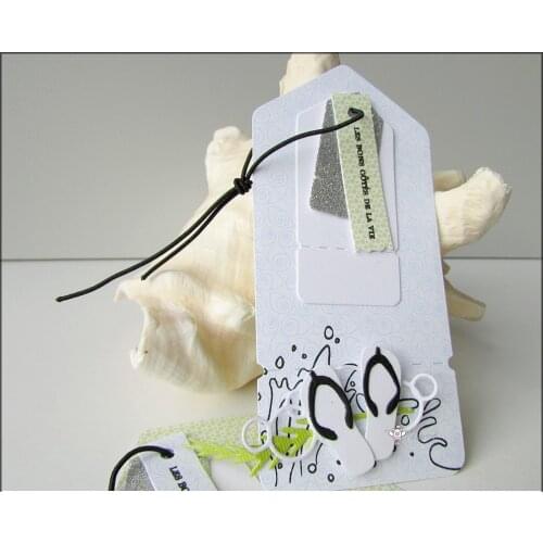 New Slippers decoration metal Cutting Dies Stencils DIY Scrapbooking Paper/photo Cards Embossing Dies