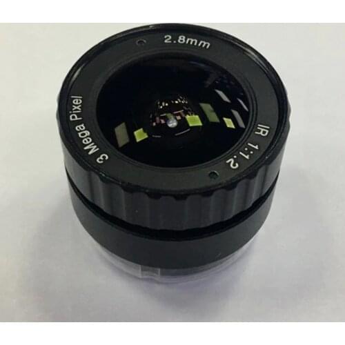 2.8mm 3MP F1.2 CS Mount 1/2.7" CCTV camera lens CY-2.8F1.2-3MP
