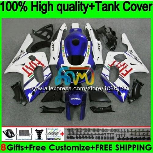 YZF600R For YAMAHA Thundercat 96 97 98 99 Blue white 00 01 02 72BS.24 YZF-600R YZF 600R 1996 1997 1998 1999 2000 2001 Fairing