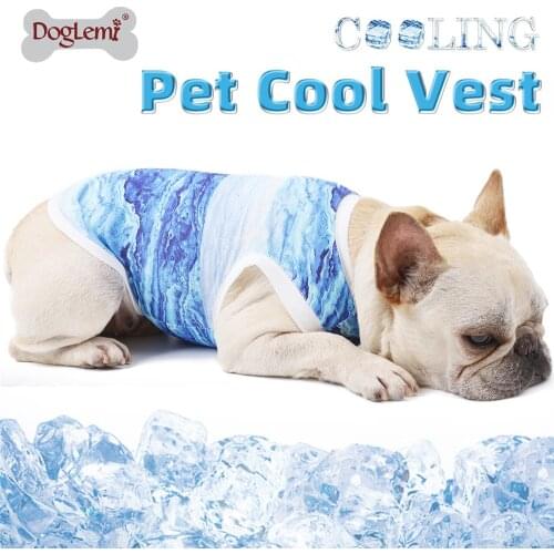 Pet cold vest Breathable summer heatstroke prevention dog clothes suit cooling suit for pets Cool clothes for cats