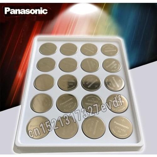 100PCS Original Panasonic CR2450 CR 2450 3V Lithium Button Cell Battery Coin Batteries For Watches,clocks,hearing aids