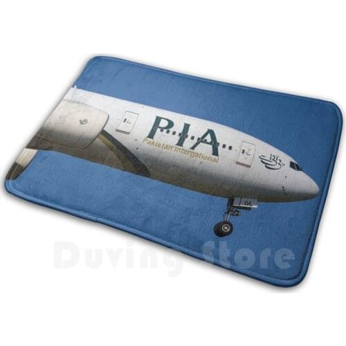 Pakistan International Boeing 777 Carpet Mat Rug Cushion Pia Pia 777 Pia Boeing Pia Jet Pia Pia Boeing 777 Pakistan