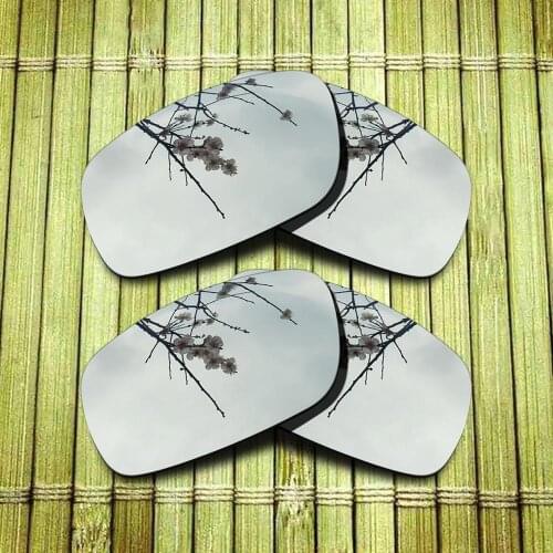 Polarized Replacement Lense For-Oakley Crankshaft Sunglasses Frame True Color Mirrored Coating - 2 x Chrome Combine Options