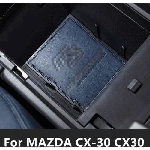 For Mazda CX-30 CX30 Anti-Slip Car Door Groove Mat Leather Mats Interior Cup Pad Car Styling Modified Mat Car Accessories