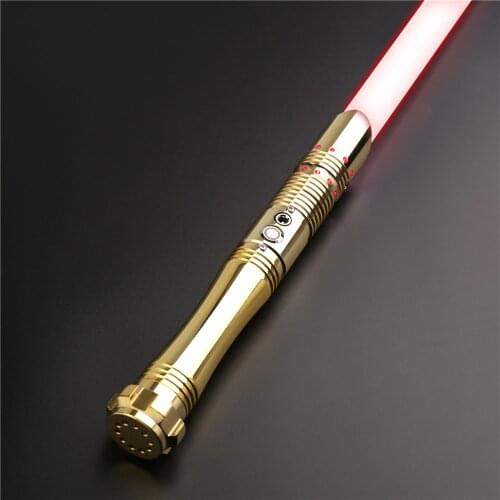 CIELTAN RGB Lightsaber Flash on Clash Dueling Blade 12 Colors Change 6 Sets Soundfront Heavy Dueling Laser Saber juguetes Toys