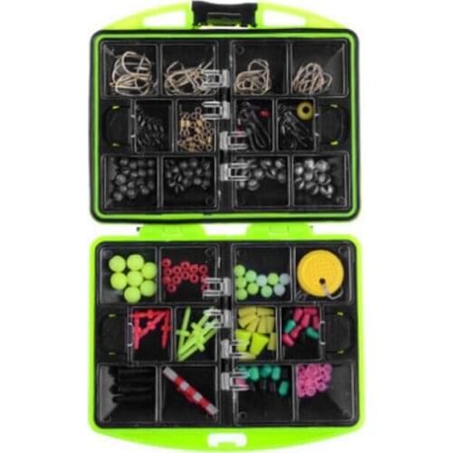 A high-quality stainless steel hook and other fishing casting multi-function mini accessories fishing gear set Free shipping