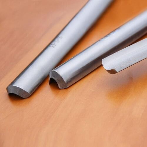 High Speed Steel Handheld Turning Knife Semi-circular Paring Tool Hardwood Turning Tools Wood Turning Knife Woodworking Tools