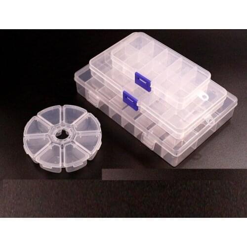 24-15-10-8Grids Storage Box Household DIY Classification Detachable Plastic Box Component Household Accessories 2019NEW DIY Hot