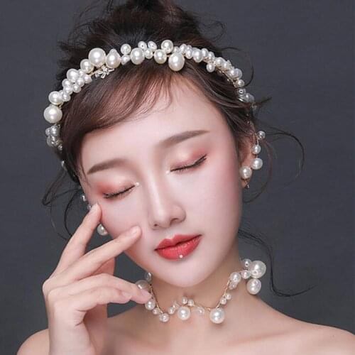 Gold Bridal Headband Wedding Headpiece Hair Vine for Brides Birdal Hair Accessories