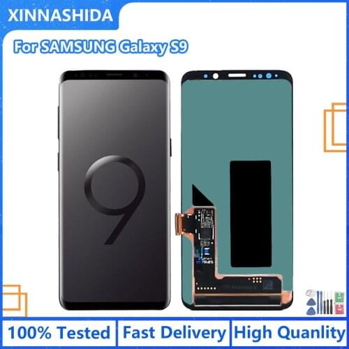 100% Tested Super AMOLED Display for SAMSUNG Galaxy S9 and S9 Plus G960 G965 LCD Display Touch Screen Digitizer Repair Parts
