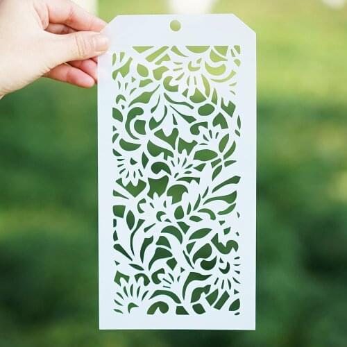 12*24 cm Leaf Stencil for Scrapbooking Painting album Paper Card Making Craft Decorative Embossing Template