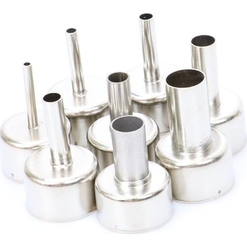 8 Psc Hot Air Nozzle for Station 8858 Digital Hot Air Blower BGA Rework Solder Station