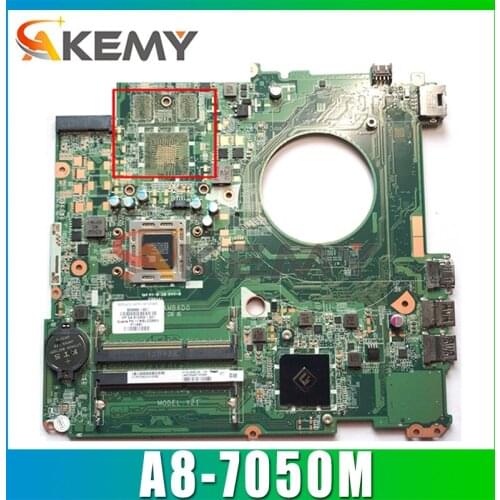 Akemy DAY21AMB6D0 REV:D FOR HP PAVILION 17-F 17-P Mainboard Notbook PC A8-7050M CAN FIT DAY23AMB6F0 REV:F 809986-601 Test Ok