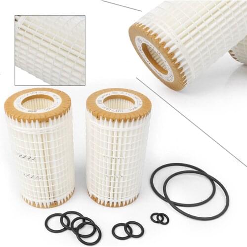 Car Oil Filter Kit For Mercedes Benz C230 C240 C250 C280 C300 C320 C350 C55 AMG CL500 CLK550 CLS500 etc HU718/5x 000180 2609 2PC