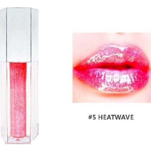 20 Piece Private Label Shiny Glossy Lipgloss Wholesale Pentagonal Tube Pearl Lip Glaze No Logo Pigmented Lip Gloss Custom Makeup