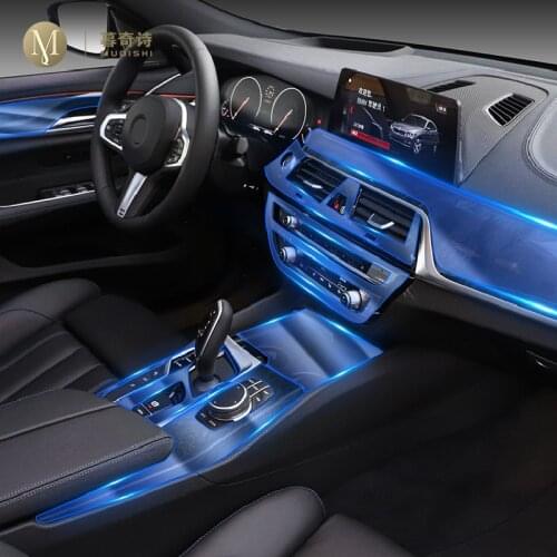 For BMW G32 Sreies 6GT 2017-2021 Car Interior Center console Transparent TPU Protective film Anti-scratch Repair film Accessorie