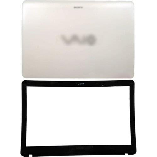 NEW Laptop Case Non-Touch LCD Back Cover/Front Bezel/Hinges For Sony Vaio SVF15 SVF152 SVF153 SVF152A23T SVF15 FIT15 Notebook