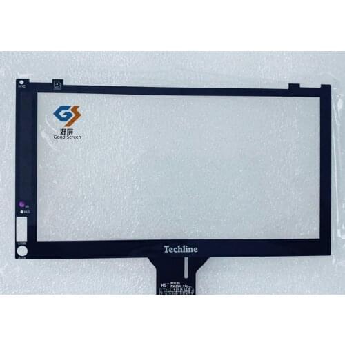 Black touch screen For TechLine Car navigation GPS touch screen panel repair replacement parts
