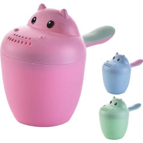 Baby Bath Waterfall Rinser Kids Shampoo Rinse Cup Bath Shower Washing Head Children Bathing Baby Shower Spoons Child Washing