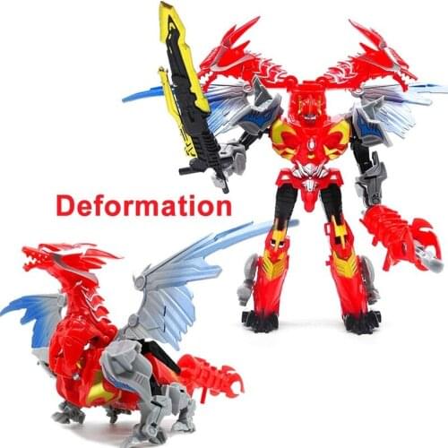 Dinosaur Rangers Assembled Megazord Transformation Robot Action Figures Children Gifts Toys Deformation