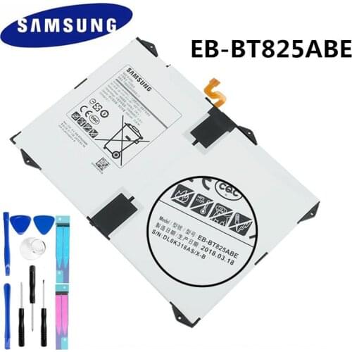 For Samsung Galaxy Tab S3 9.7 inch SM-T825C T820 T825 Battery Original Samsung Battery For SAMSUNG EB-BT825ABE Battery +Tools