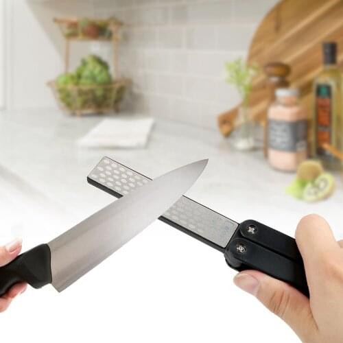 Double-Sided Kitchen Tools Knife Sharpening Tool Knife Sharpener Foldable Vegetable Kitchen Knife