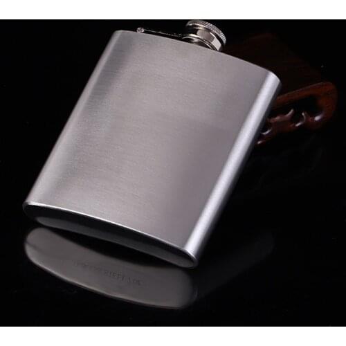Portable Stainless Steel Hip Flask 7oz Russian Wine Mug Wisky Bottle with Box Pocket Drinkware Alcohol Bottle Bridesmaid Gifts