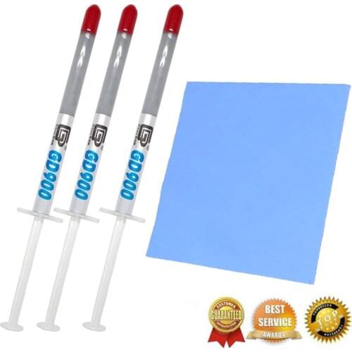 GD900 Thermal Grease Paste CPU Cooler Cooling Fan Heatsink Withe Thermal Pad high quality for GPU CPU