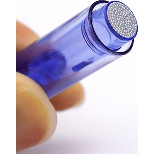 50pcs Round Nano Safe Needle Cartridge Tattoo Tips For Dr Pen A1 Electric Auto Micro Stamp Derma Pen Bayonet Replacement