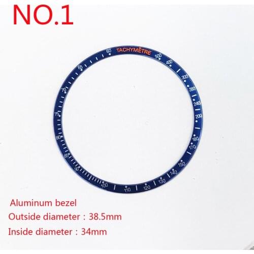 38.5mm OM watch ring aluminum bezel insert ring suitable for SPEEDMASTER watches 39mm case watch accessories