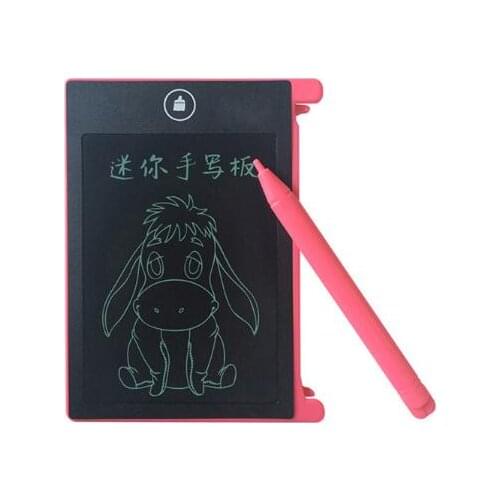 2 pcs New Lcd Writing Tablet 4.5 Inch Digital Drawing Electronic Handwriting Pad Message Graphics Writing Board Children Gifts