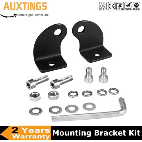 LED Light Bar Mounting Brackets Kit for Off Road Jeep ATV AWD SUV 4WD 4x4 Pickup