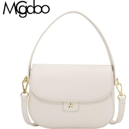MGCDOO PU Leather High Quality Shoulder Bag Women Fashion Handbags Simple Bags Small