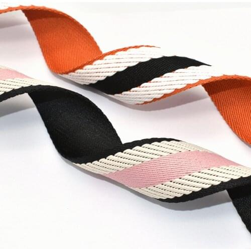 38mm Wide Natural Cotton Plain Webbing Striped Webbing For Canvas Bag Purse Strap Handles,For Tote Bag Upholstery Belt 3 Yard