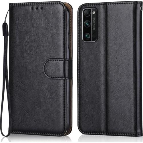 Folio Luxury Leather Case for On Huawei Honor 30 Pro+ Wallet Stand Flip Case Phone Bag