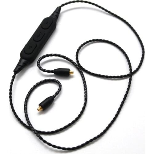 Replacement MMCX Earphones Bluetooth-compatible Cable Copper Wire Cable for SE535 SE425 UE900 Phone Computer Earphones Cable