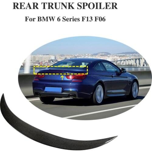 Carbon Fiber Rear Trunk Spoiler for BMW 6 Series F13 Coupe Base M Sport M6 2012 2013 2014 2015 2016 2017 2018 2019