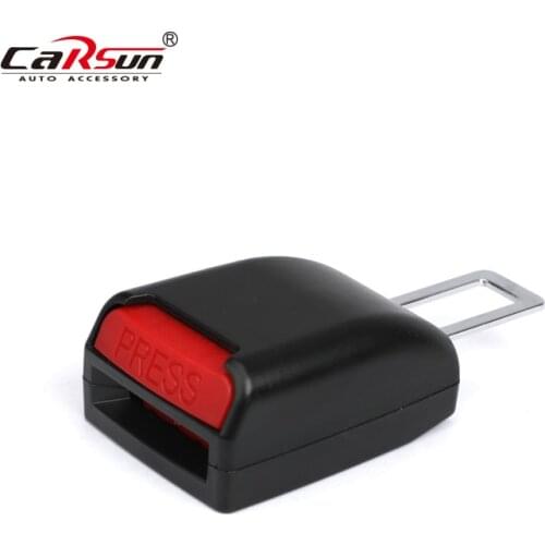 Carsun Car Seat Belt Clip Extender Safety Seatbelt Lock Buckle Plug Thick Insert Socket Extender Car Accessories Lock Buckle