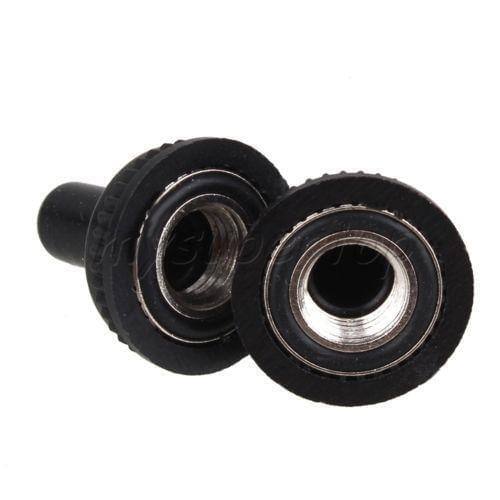 6mm Dia Rubber Resistance Cap Cover Waterproof Toggle Switch Boot Pack of 20