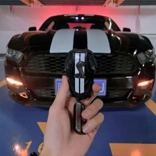 Car Key Protective Shell Poison Blade Shell For 15-17 Ford Mustang Shelby GT500 Mech Key case