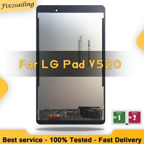 100% Tested 8.0'' inch For LG G Pad 3 iii Gpad3 GPAD X 8.0 V520 V521 LCD Screen Display Touch Digitizer Free shipping