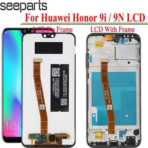 100% Tested For Huawei Honor 9i LCD Display For Honor 9N LCD Touch Display Assembly With Frame Replacement LCD LLD-AL30 LLD-AL20