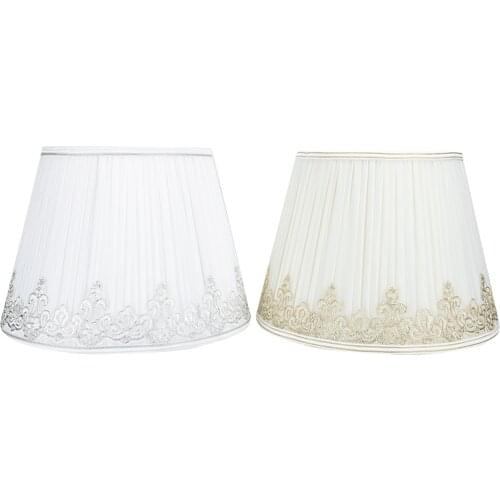 2pcs Fabric Cloth Lamp Shade For E27 Light Bulb Replacement Lampshade For Bedside Table Lamp Home Decor