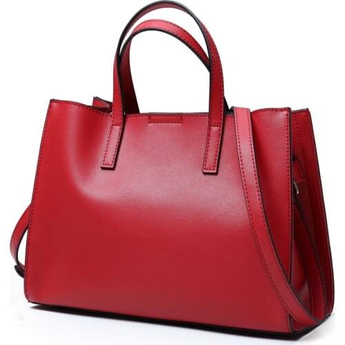 2021 New Design Women Hand Totes Cow Skin Large Capacity OL Business Bag