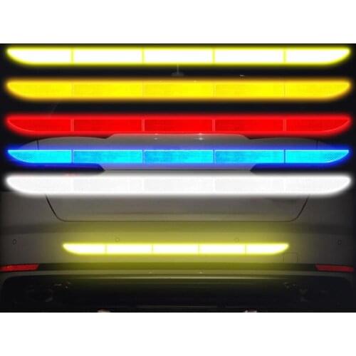 5Pcs Car Tail Box Reflective Sticker Big Size Bicycle Reflective Strips Truck Motor Bike Anti-Scratch Safety Warning Stickers