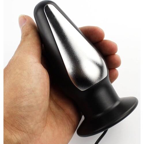 NEW HUGE Electric Shock Anal Plug Electric Shock Sex Toys For Couples Extreme Electro Bult Plug Medical Toys